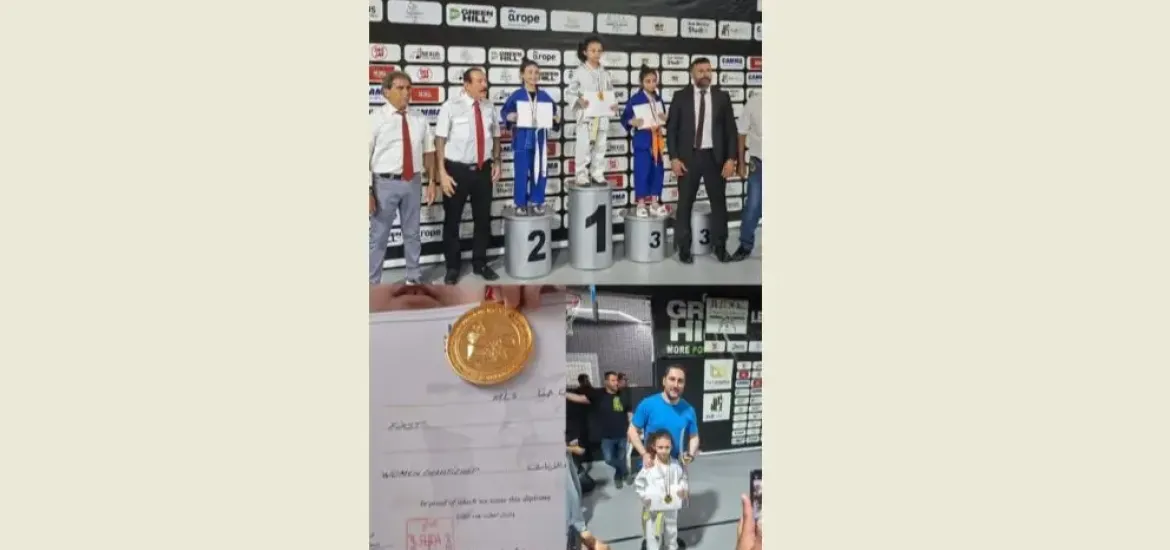 دجويا أبي حنا بطلة لبنان في الجودو